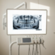 Radiographie panoramique en cabinet à Genève illustrant l'agénésie dentaire